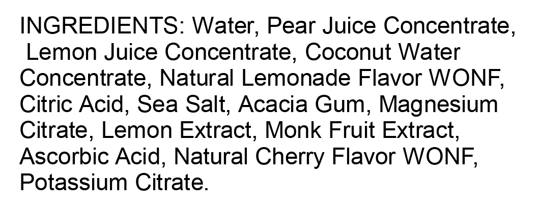 Wynz Youth Hydration Sports Drink - Lemon Cherry Quencher (16oz)