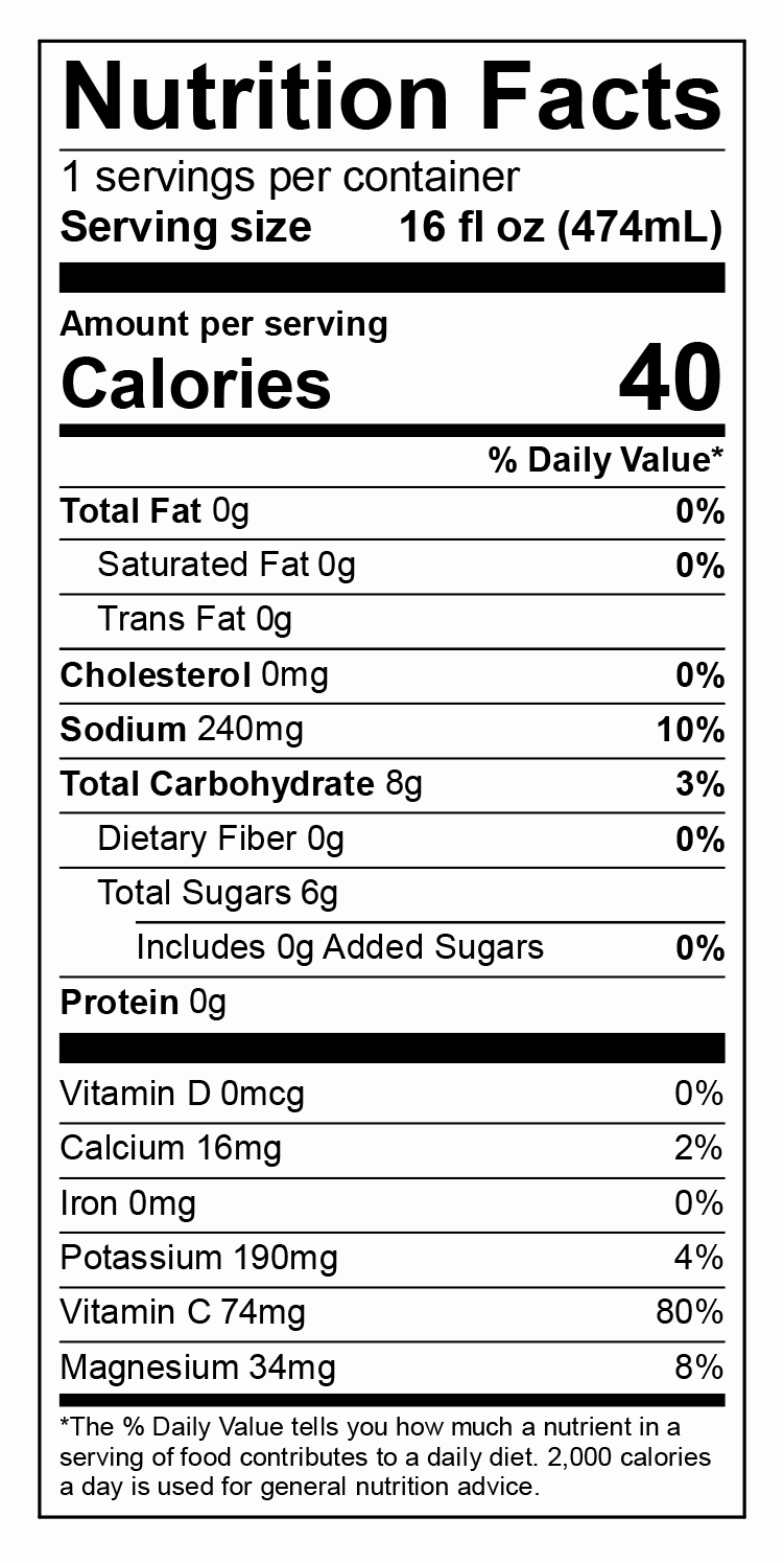 Wynz Youth Hydration Sports Drink - Mango Orange Mister (16oz)