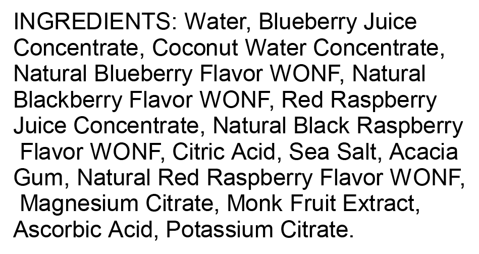 Wynz Youth Hydration Sports Drink - Sour Berry Soaker (16oz Slim Bottle)