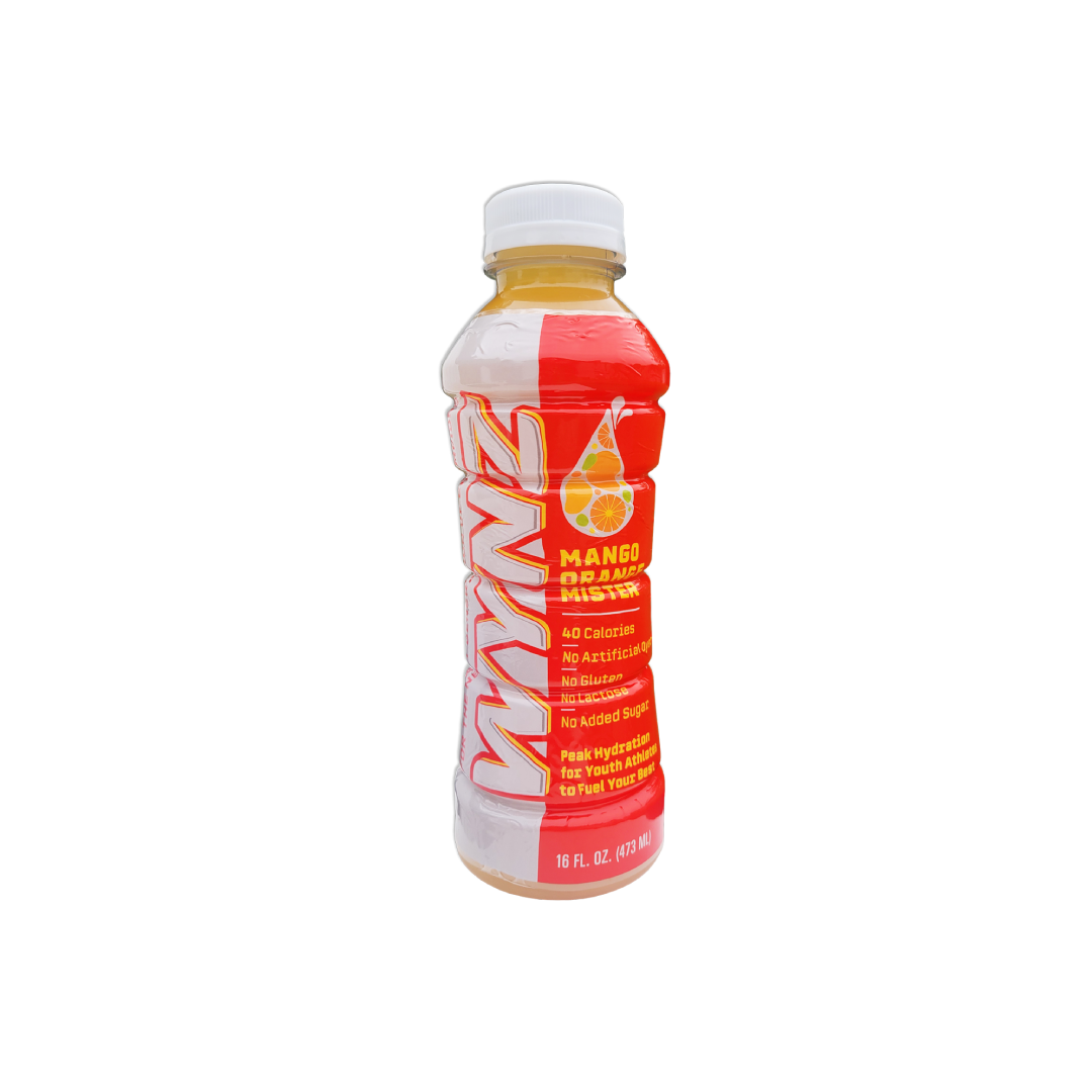 Wynz Youth Hydration Sports Drinks - Mango Orange Mister (16oz) 12 Pack