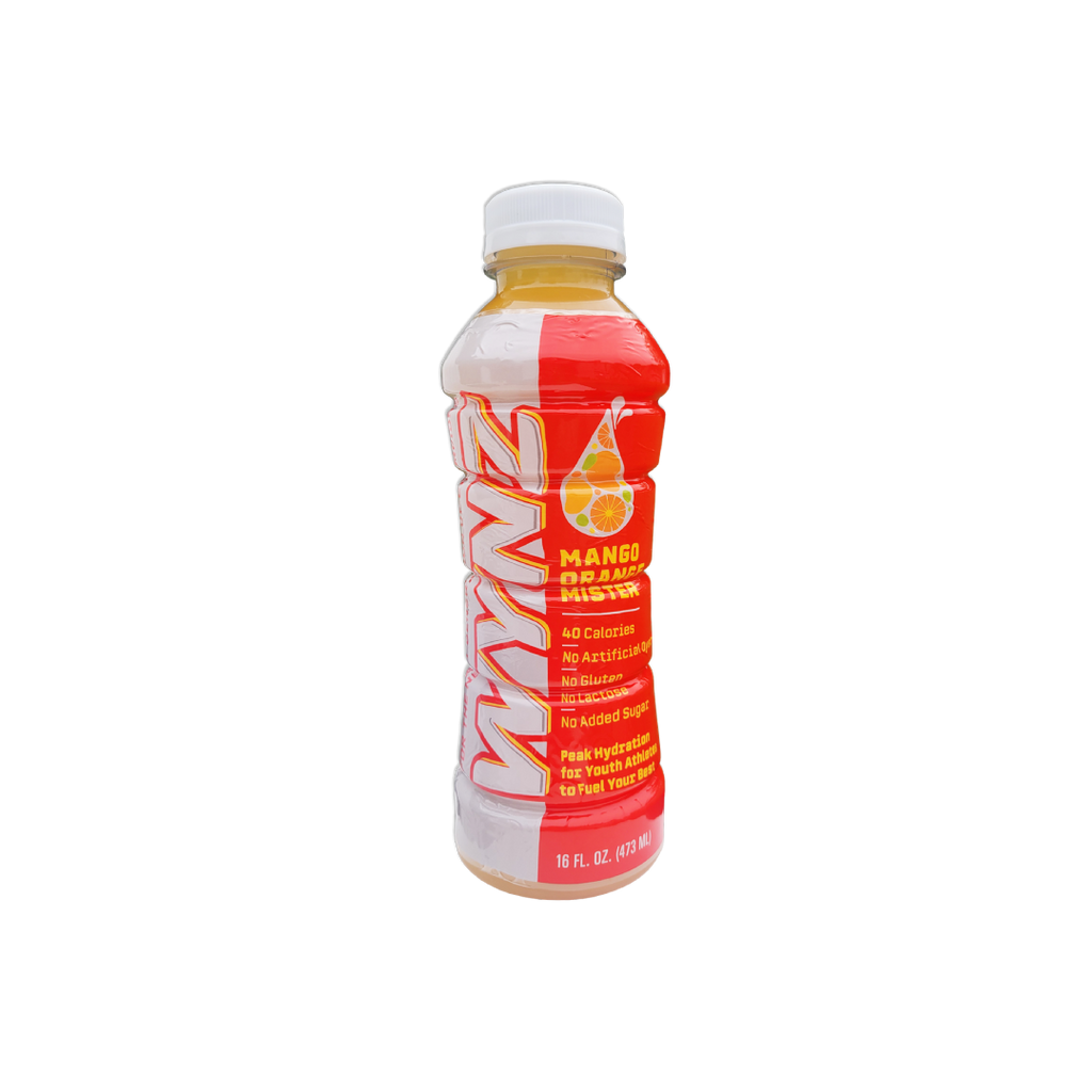 Wynz Youth Hydration Sports Drinks - Mango Orange Mister (16oz) 12 Pack