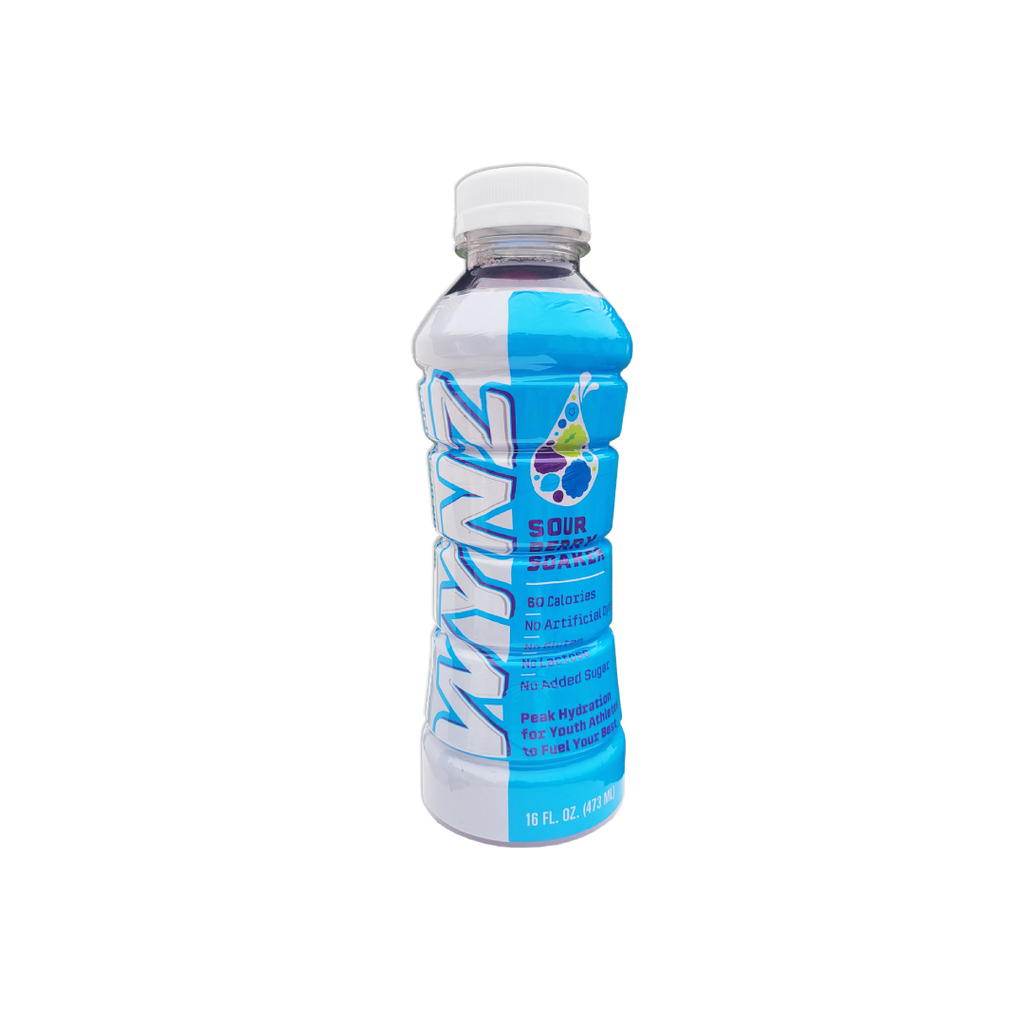 Wynz Youth Hydration Sports Drink - Sour Berry Soaker (16oz Slim Bottle)
