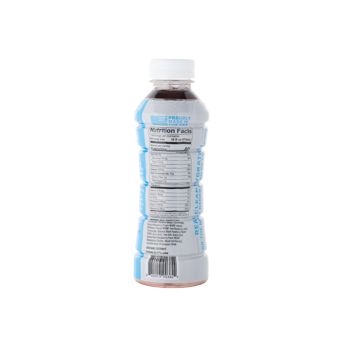 Wynz Youth Hydration Sports Drink - Sour Berry Soaker (16oz Slim Bottle)