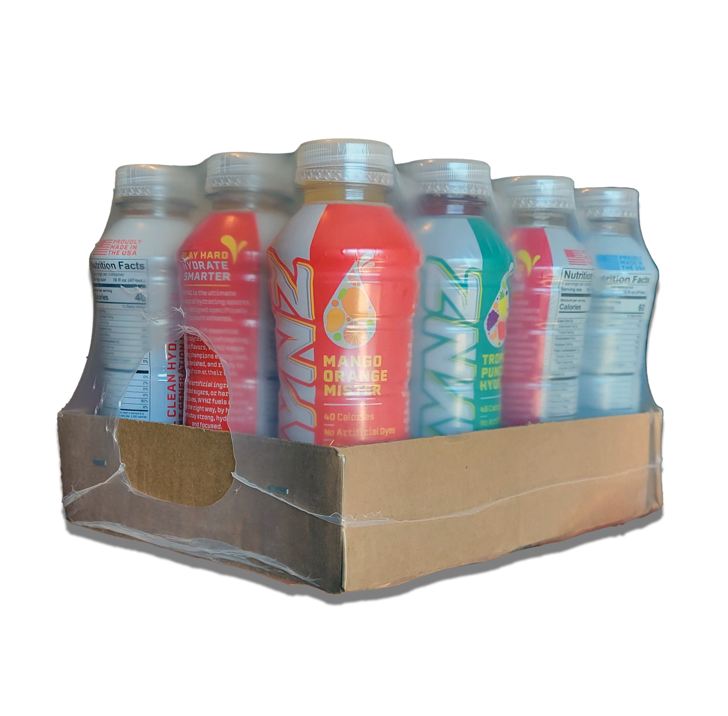 Wynz Youth Hydration Sports Drinks - (16oz) Variety 12 Pack
